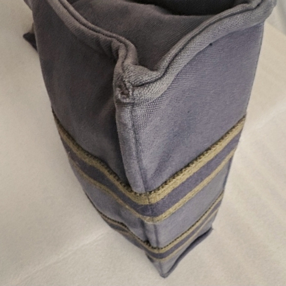 HERMES FOURRE TOUT PM TOTE BAG NAVY/GREEN - AUTHENTIC - Picture 5 of 14